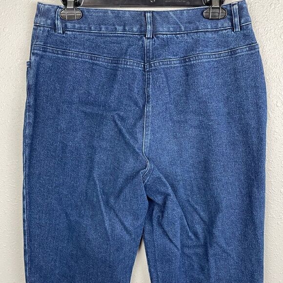 Casual Corner Cropped Stretch Fit Denim Jeans Size 8 - Picture 5 of 7